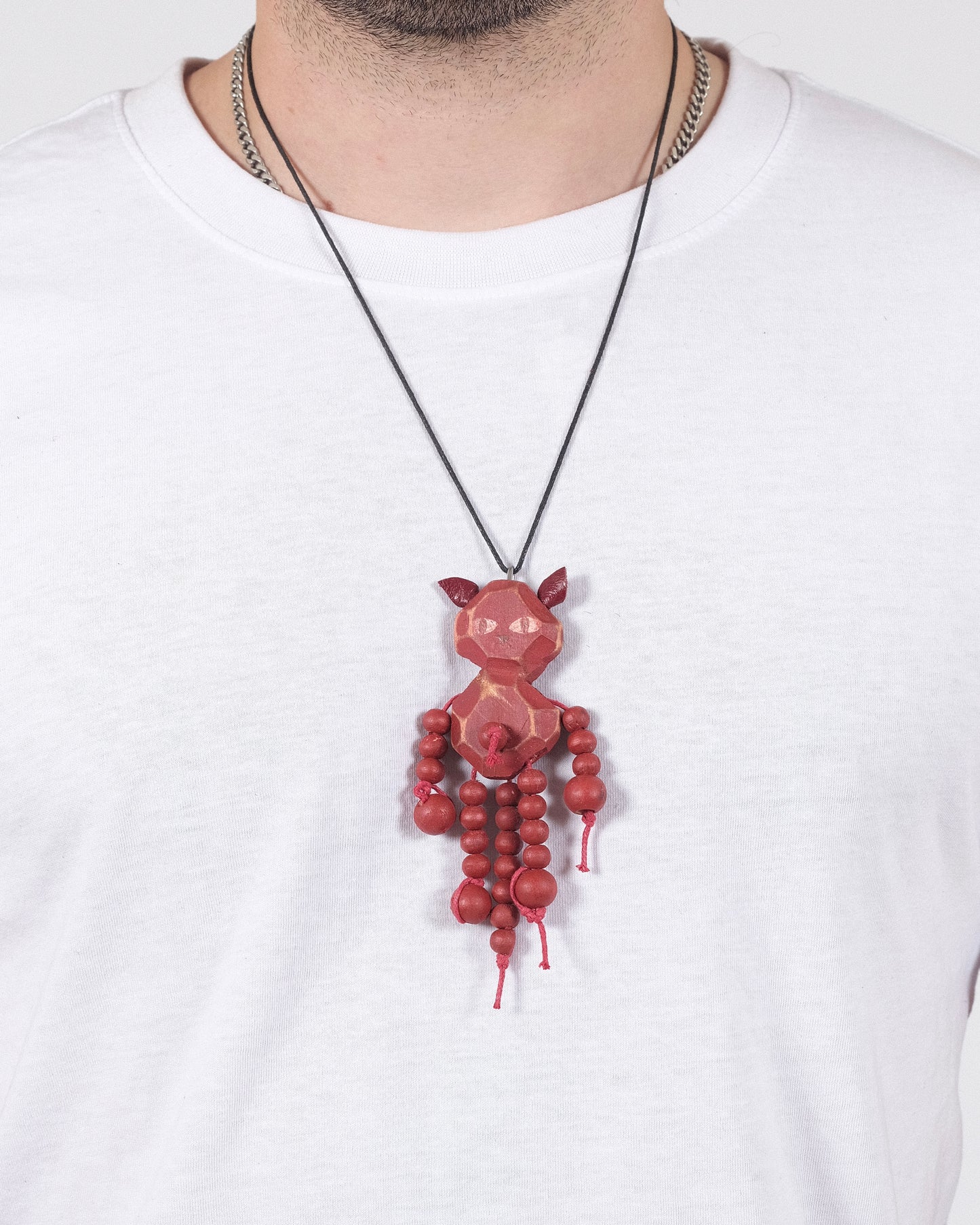 Red cat necklace