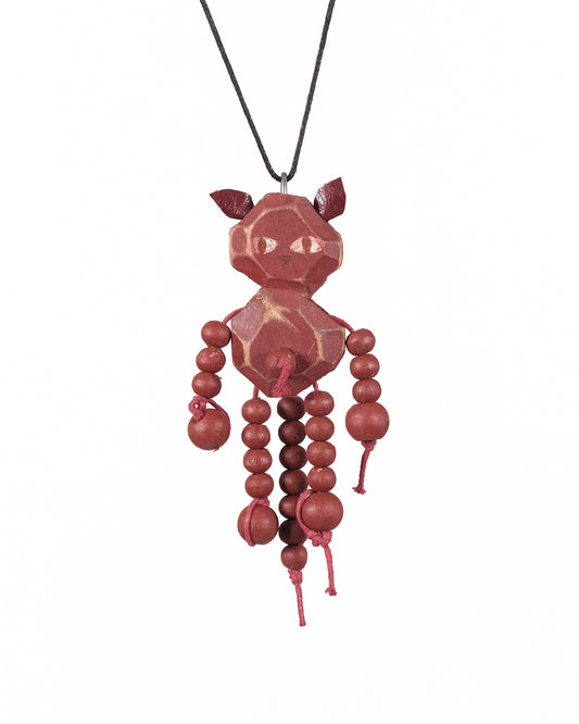 Red cat necklace