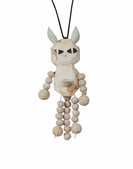 White Cat Necklace