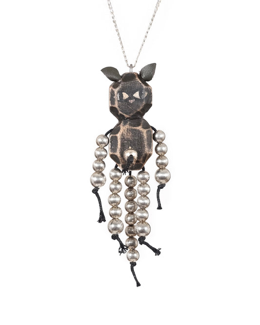 Sterling Silver Cat Necklace